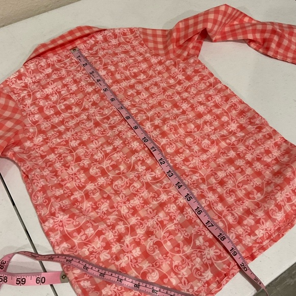 American Girl Tenney Grant Pajamas (Top only) Gingham Plaid Girl’s Sz M (10-12) - Picture 5 of 7